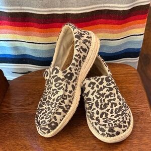 Hey Dude Leopard Print Women's Shoes